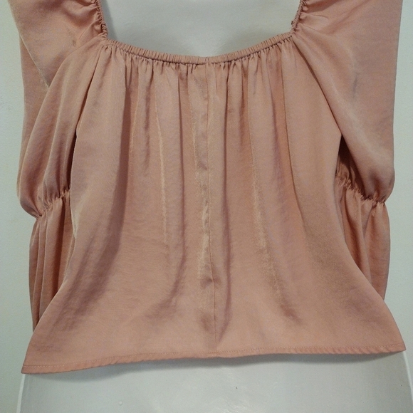 BCBGeneration - Pink Rose Balloon Blouse - Picture 10 of 14